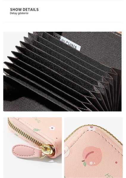 Karikatür Meyve Bayan Para Cüzdanı Kart Sahibi Kredi Kartı Erişim Kontrolü Kartı Kılıfı Organ Kart Tutucu (Yurt Dışından) indirimleri