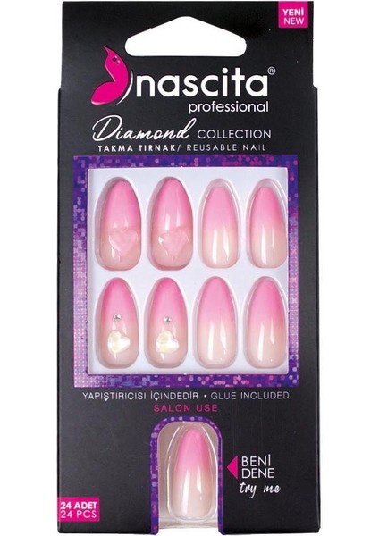 Taşlı Takma Tırnak - 259