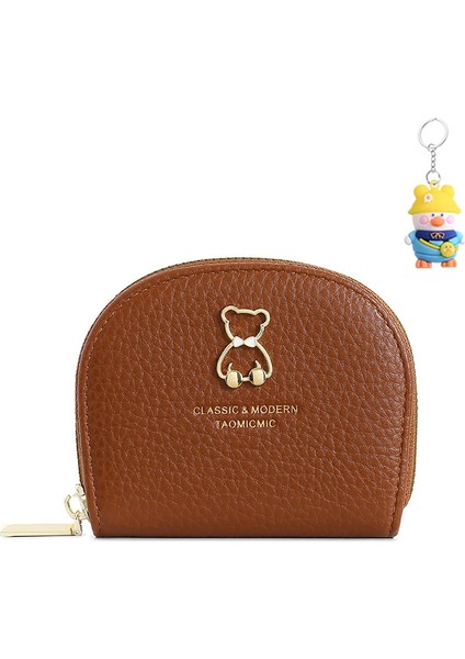 Bayanlar Kart Tutucu Sevimli Metal Ayı Kabuk Cüzdan Kart Sahibi Organ Kart Tutucu Çoklu Kart Yuvası (Yurt Dışından)