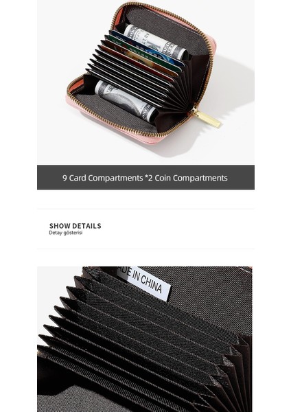 Kısa Bayan Cüzdan Kiraz Ayı Kart Sahibi Organ Kart Tutucu Çoklu Kart Yuvası (Yurt Dışından) modelleri