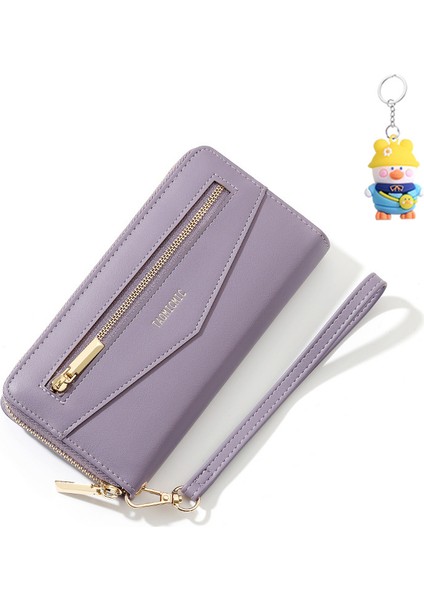Uzun Bayan Cüzdan Büyük Kapasiteli Clutch Kart Cüzdan Çantası Kart Tutucu (Yurt Dışından)