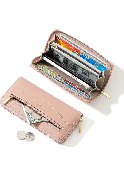Uzun Bayan Cüzdan Büyük Kapasiteli Clutch Kart Cüzdan Çantası Kart Tutucu (Yurt Dışından) modelleri