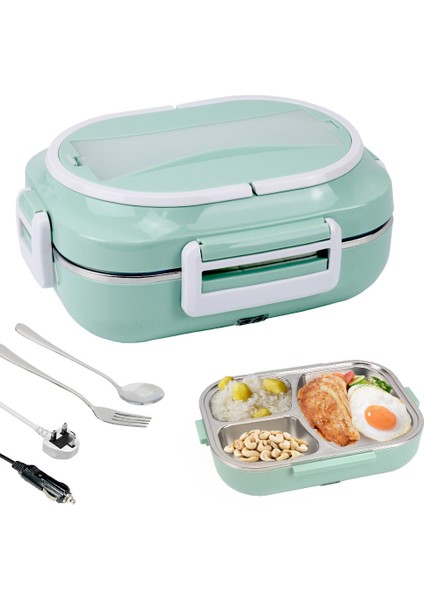 Üç Bölmeli Hızlı Isıtma Elektrikli Öğle Yemeği Kutusu Plug-In Yalıtım Iki Bir Arada (Yurt Dışından) fırsatları