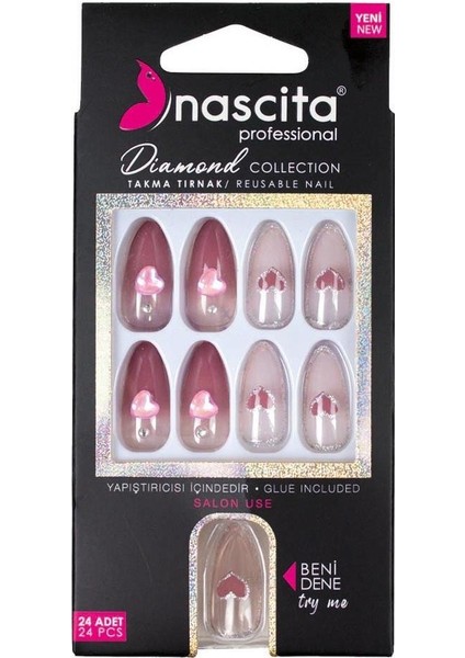 Taşlı Takma Tırnak - 252