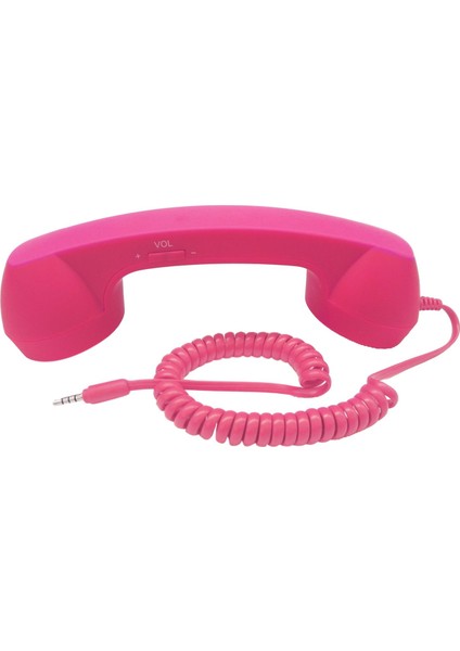Cep Telefonları Için Retro Telefon Ahizesi 3,5 Mini Kırmızı (Yurt Dışından)