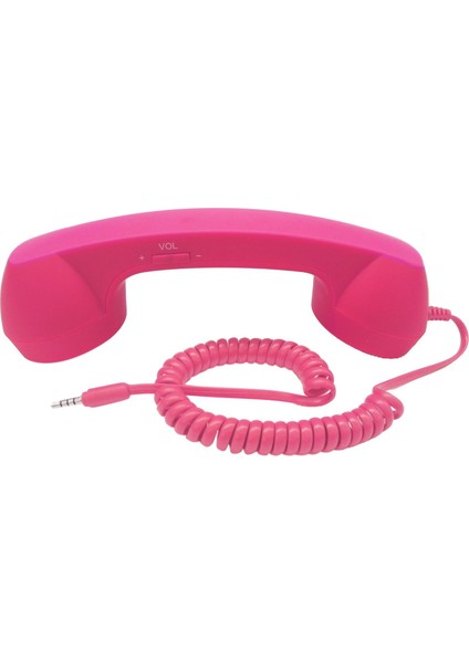Cep Telefonları Için Retro Telefon Ahizesi 3,5 Mini Kırmızı (Yurt Dışından)