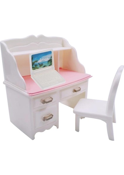 Dizüstü Bilgisayar ile Dollhouse Dıy Scene Aksesuarları Fotoğraf (Yurt Dışından) modelleri