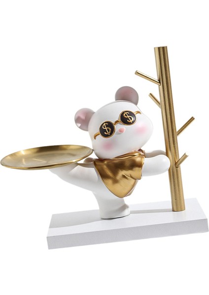 Depolama Tepsisi Reçine Heykeli ile Hayvan Heykeli Koridor Raf Tezgah Ayı (Yurt Dışından) modelleri