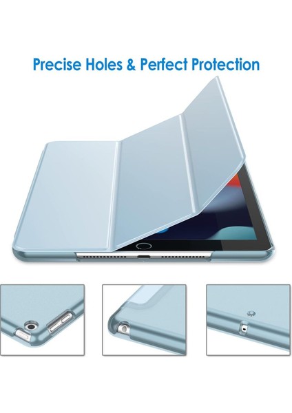 Apple iPad 8. ve 9. Nesil 2020 /2021 10.2 Inç Tablet Flip Smart Standlı Akıllı Kılıf Smart Cover