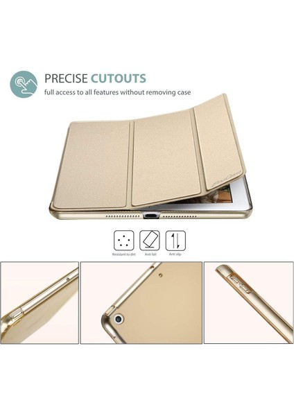 Apple iPad 8. ve 9. Nesil 2020 /2021 10.2 Inç Tablet Flip Smart Standlı Akıllı Kılıf Smart Cover