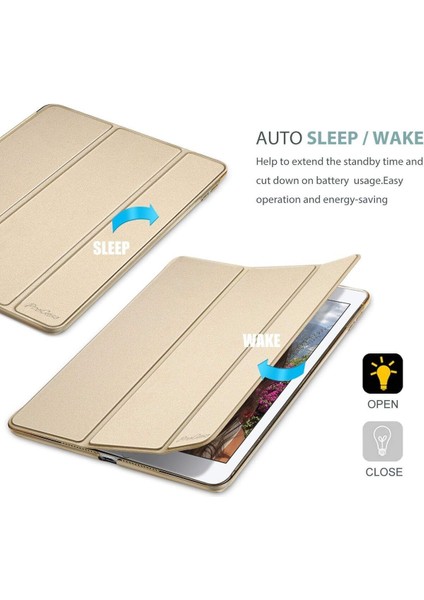 Apple iPad 8. ve 9. Nesil 2020 /2021 10.2 Inç Tablet Flip Smart Standlı Akıllı Kılıf Smart Cover