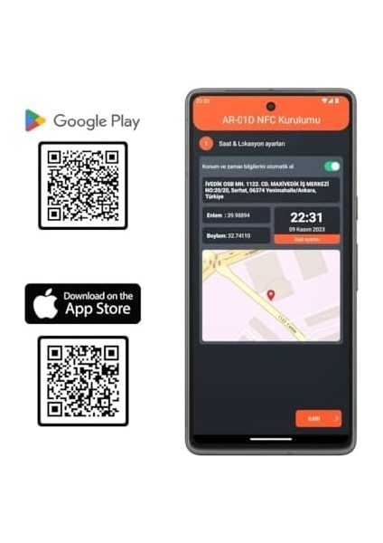 AR-01D-NFC Astronomik Zaman Saati