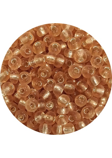 Dökme Cam Kum Boncuk (8/0) 3 mm - 60 Gram - Şeffaf Bal Rengi - BNC184