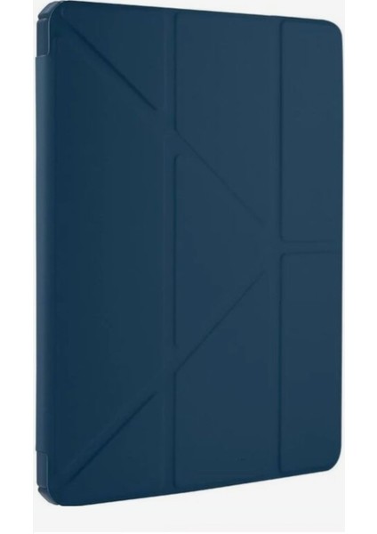 Apple iPad 10. Nesil 2022 10.9 Inç Kılıf Kalem Bölmeli Silikon Standlı Kılıf Origami modelleri