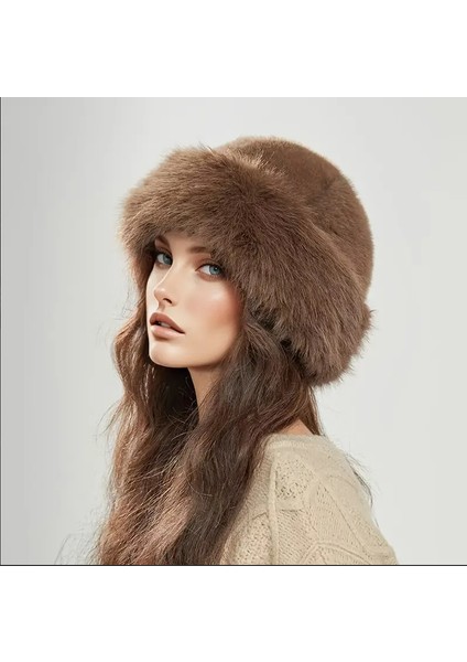 Kışlık Peluş Şapka , Bere , Kalpak
