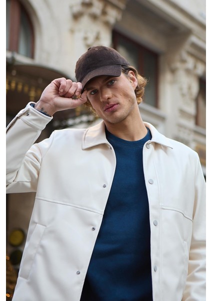 Erkek Gömlek Yaka Deri Taş Ceket fiyatları