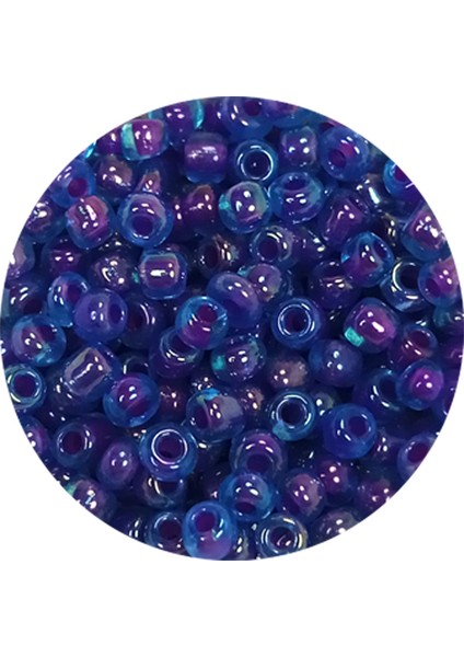 Dökme Cam Kum Boncuk (8/0) 3 mm - 20 Gram - Şeffaf Mavi - BNC149