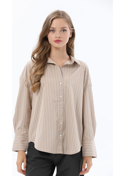 Kadın Gömlek 2424BS108430