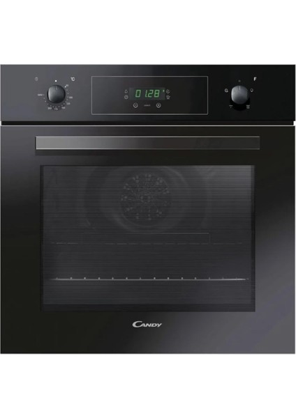 2250 5 Gözlü /1 Gözü Wok Ankastre Ocak + Candy FCP405 Turbolu Siyah Ankastre Fırn