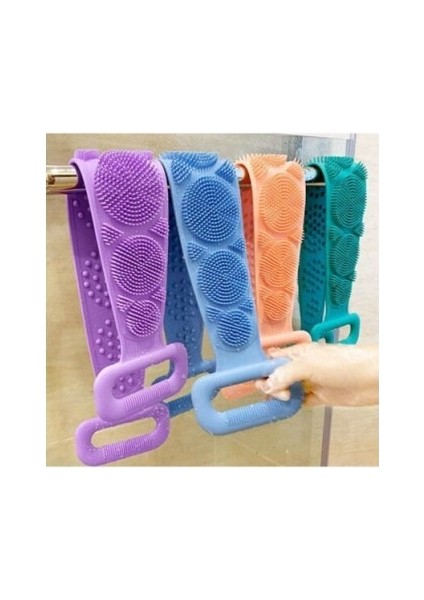 Silikon Çift Taraflı Banyo Kesesi Büyük Boy modelleri