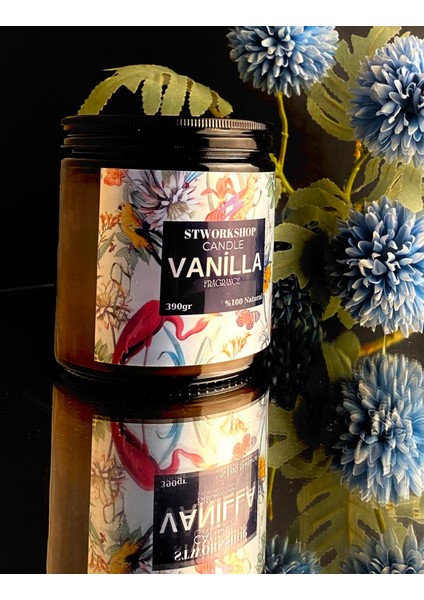 "vanilla Ice" – Vanilya Kokulu Doğal Soya Wa x Mum 🍦✨