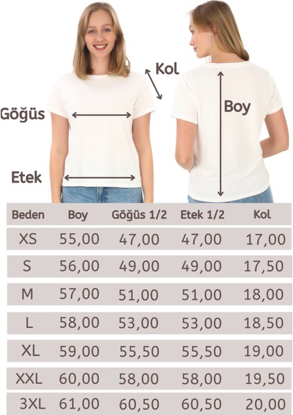 Viskon Dökümlü Tişört-Ekru