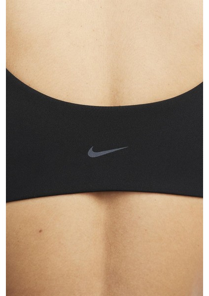 Dri Fit Alate All U Light-Support Sports Bra Hafif Destekli Hafif Astarlı U Yakalı Kadın Spor Sütyeni Siyah
