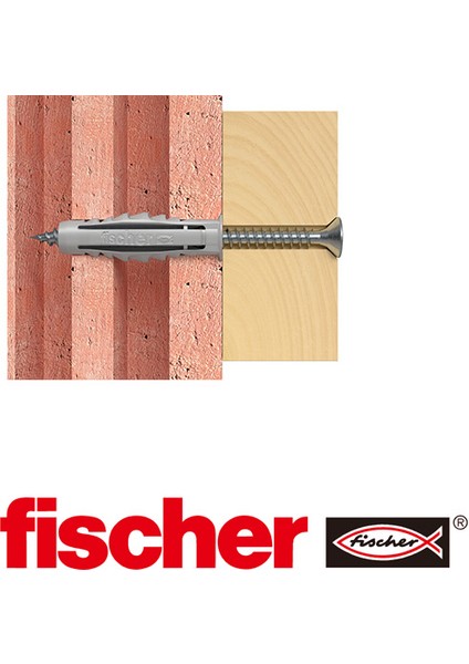 Fıscher SX5X25 Vidalı Dübel (20'li)