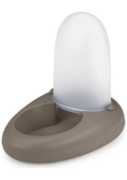 Imac Ciottoli Petler İçin Otomatik Mama ve Su Kabı 1.5lt Gri