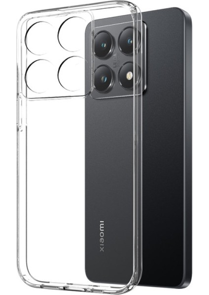 Xiaomi 14T Uyumlu Kılıf Silikon Şeffaf