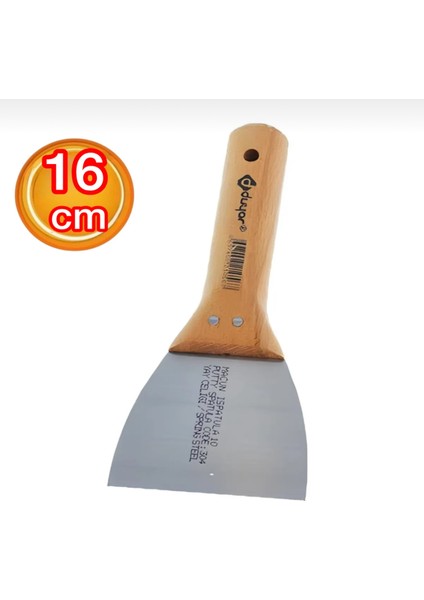 Ahşap Saplı Macun Ispatulası 16 cm