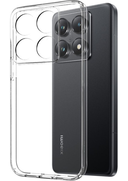 Xiaomi 14T Pro Uyumlu Kılıf Silikon Şeffaf