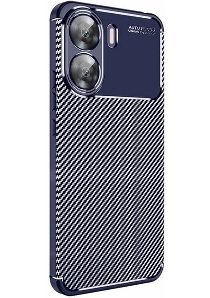 Xiaomi Poco X7 Pro Uyumlu Kılıf Negro Karbon Desen Lacivert + Ekran Koruyucu fiyatları