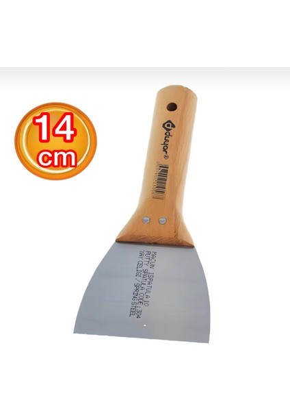 Ahşap Saplı Macun Ispatulası 14 cm
