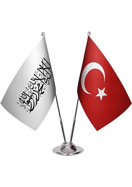 Afganistan Islam Emirliği Ikili Masa Bayrağı