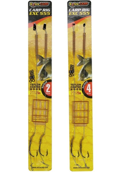 Exc 555 Sazan Boili Takımı Teflon Iğneli 25LB 2 modelleri
