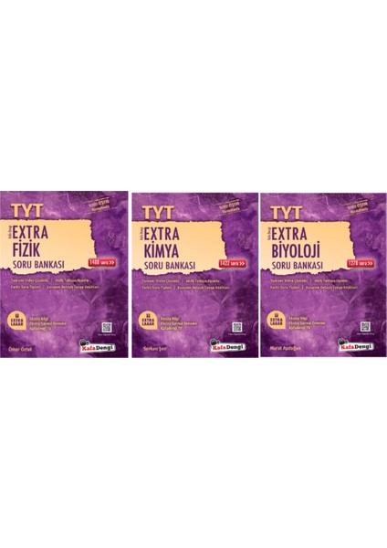 Tyt Sayısal Set Fizik - Kimya - Biyoloji Extra Soru Bankası