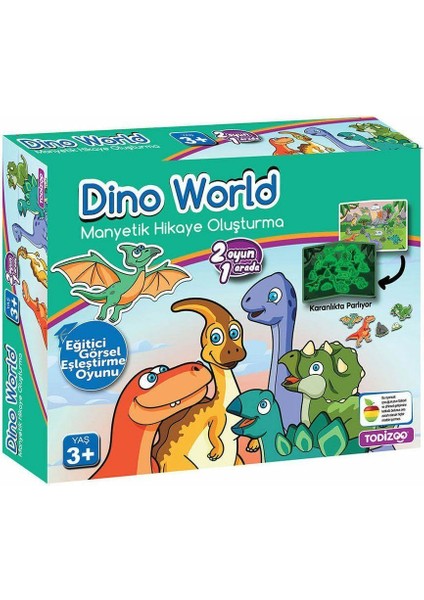 83915 Dıno World Manyetik Hikaye Oluşturma