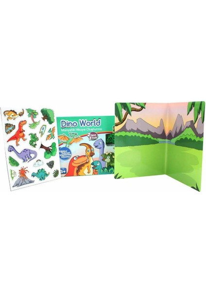 83915 Dıno World Manyetik Hikaye Oluşturma