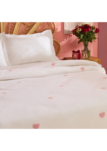 Amour Melody Çift Kişilik Müslin Pike Takımı Beyaz fiyatları