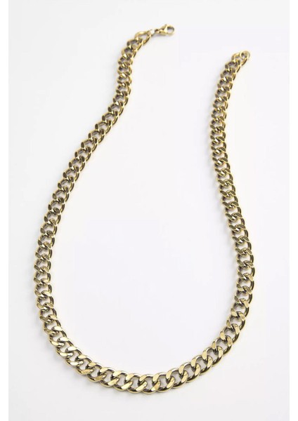 Gold Rengi Basic Kalın Erkek Zincir Kolye fiyatları