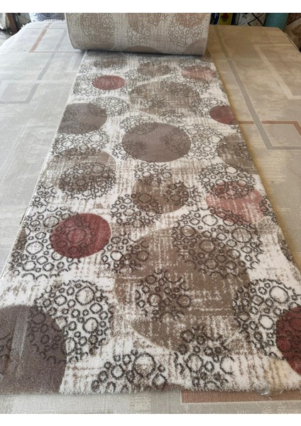 Damla Koleksiyonu 1247-60KALIN Yün Akrilik Modern Kesme Halı Yolluk Keçeleşmez Tüy Leke Tutmaz