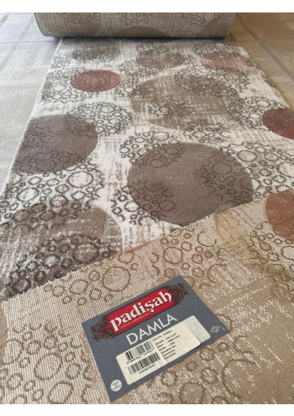 Damla Koleksiyonu 1247-60KALIN Yün Akrilik Modern Kesme Halı Yolluk Keçeleşmez Tüy Leke Tutmaz fiyatları