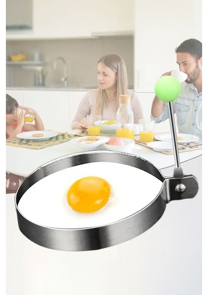 Paslanmaz Yumurta Pankek Kalıbı Yuvarlak Paslanmaz Şekil Verici Yumurta Hamur Kalıbı fiyatları