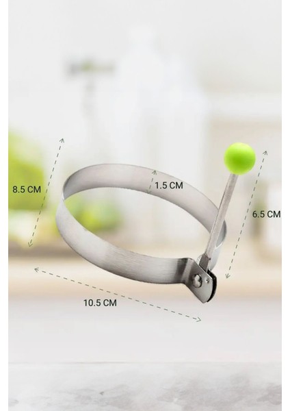 Paslanmaz Yumurta Pankek Kalıbı Yuvarlak Paslanmaz Şekil Verici Yumurta Hamur Kalıbı modelleri