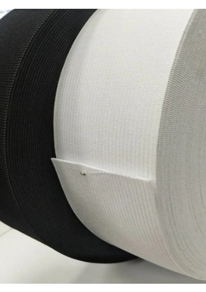 Beyaz 3 cm Enli Yassı Lastik 25 Metre Bel Paça Etek Lastiği modelleri