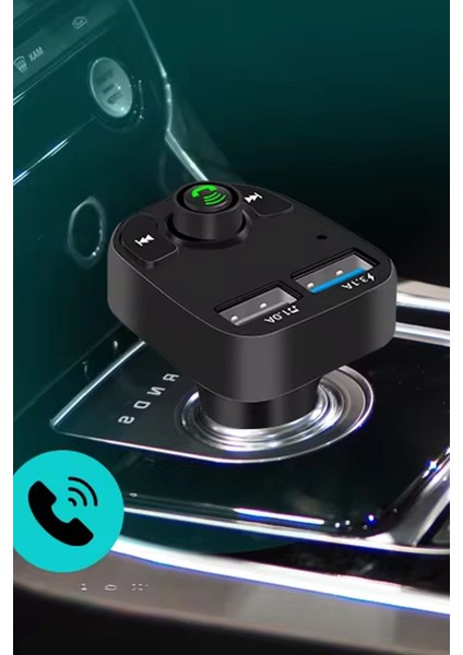 Radyo Üzerinden Bluetooth Bağlantı Sağlayan Şarj Çıkışlı USB Okuma Fm Radyo Oynatıcı