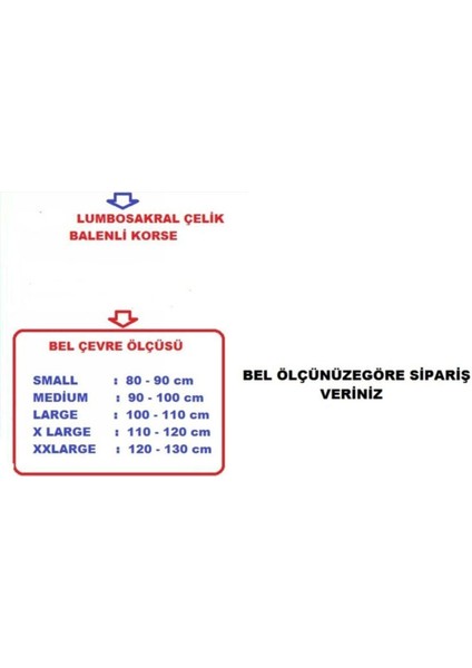 Çelik Balenli Bel Fıtık Korsesi Bel Düzleşmesi Bel Kayması Demirli Kuşak