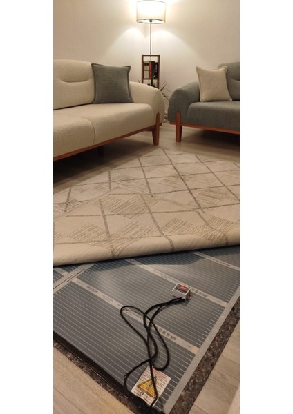 160X200 cm Dijital Termostatlı Keçeli Halı Altı Karbon Film Isıtıcı fırsatları