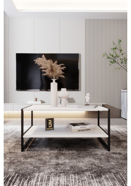 Modern & Şık Orta Sehpa Metal Çerçeve ile Dayanıklı Tasarım, Minimalist ve Fonksiyonel, Salon ,ofis fiyatları